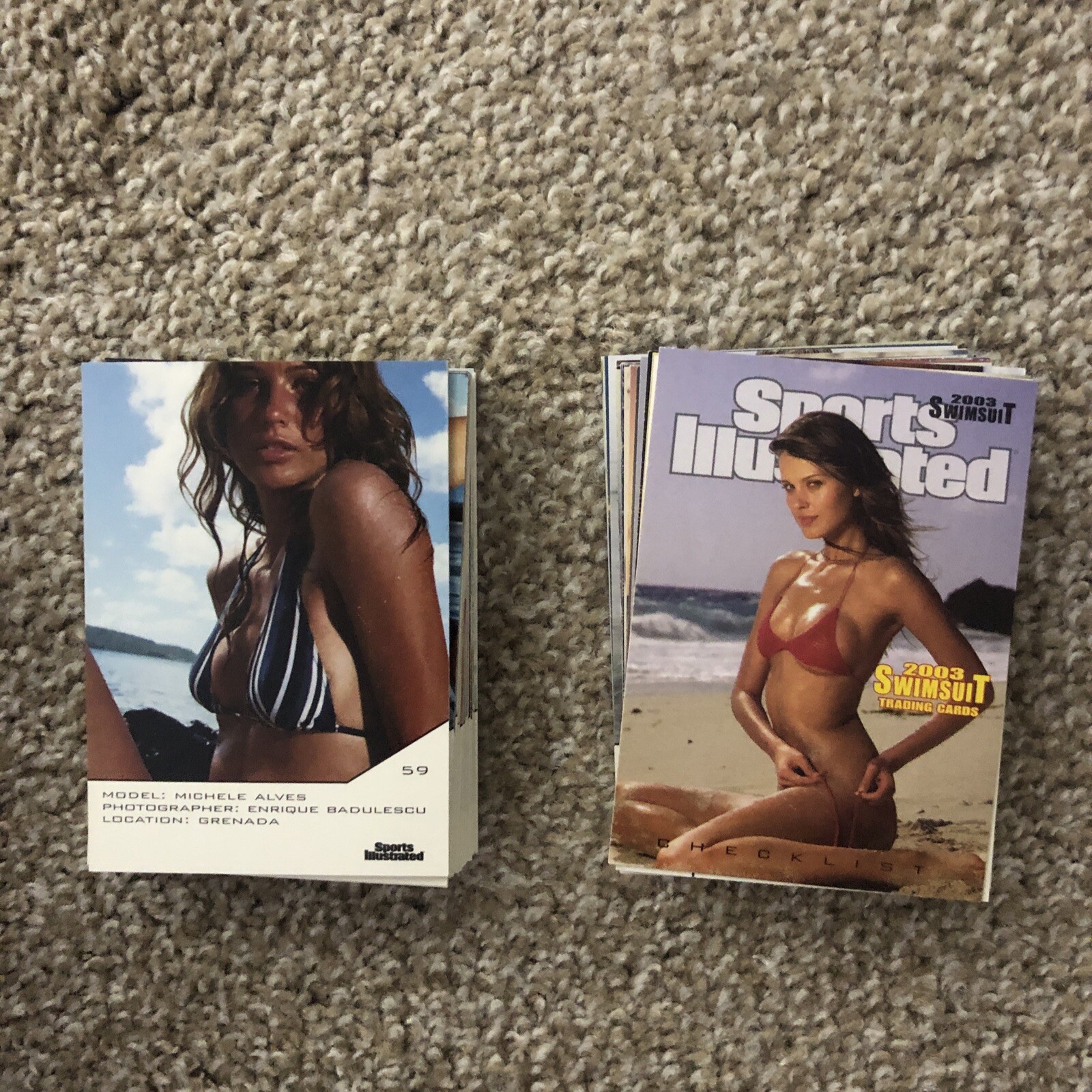 2003 SPORTS ILLUSTRATED SWIMSUIT COMPLETE 100 CARD SET
