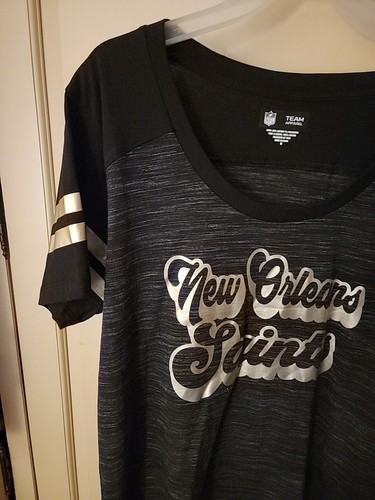 New Orleans Saints women's shirt size medium NWT by NFL team apparel $34.99 Nice - Picture 3 of 12