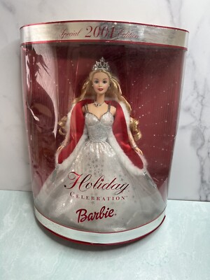 2001 Holiday Celebration Barbie Doll Mattel Special Edition #50304 NRFB