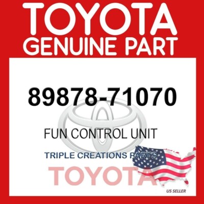 8987871070 Genuine Toyota Driver Turbo Motor 89878-71070 US Stock