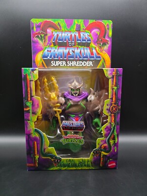 MOTU x TMNT: Turtles of Grayskull Actionfigur Super Shredder  NEU 