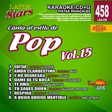 Karaoke Latin Stars 458 Pop Vol. 15
