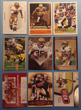 REGGIE BUSH 9 Card Lot Chrome New Orleans Saints USC Collection NFL Football