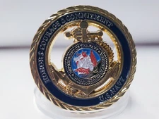U.S Navy " Support And Defend " Challenge Coin