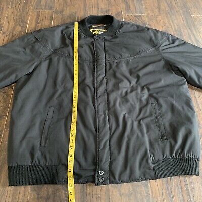 Vintage Derby Of San Francisco Black Bomber Jacket Gold Vintage Derby Of San Francisco Black Bomber Jacket Gold