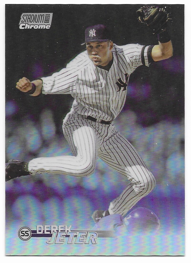 2023 Topps Stadium Club Chrome Refractor Derek Jeter (#25) Yankees SP