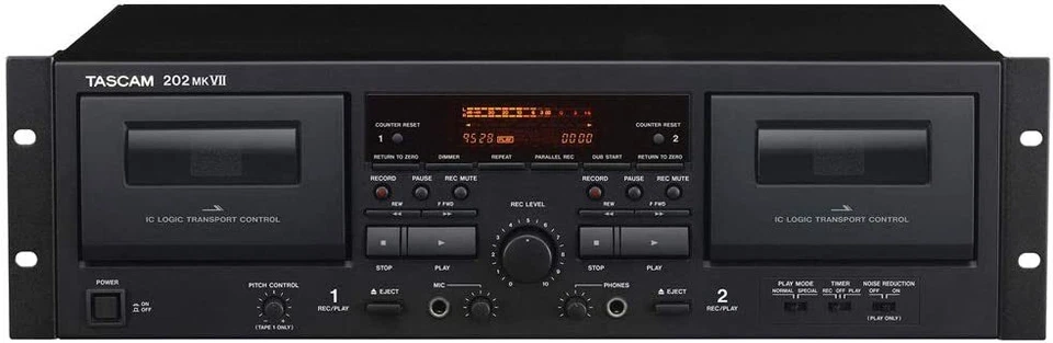 TASCAM 202MKVII Doppel Kassettendeck 100V - Bild 2 von 4