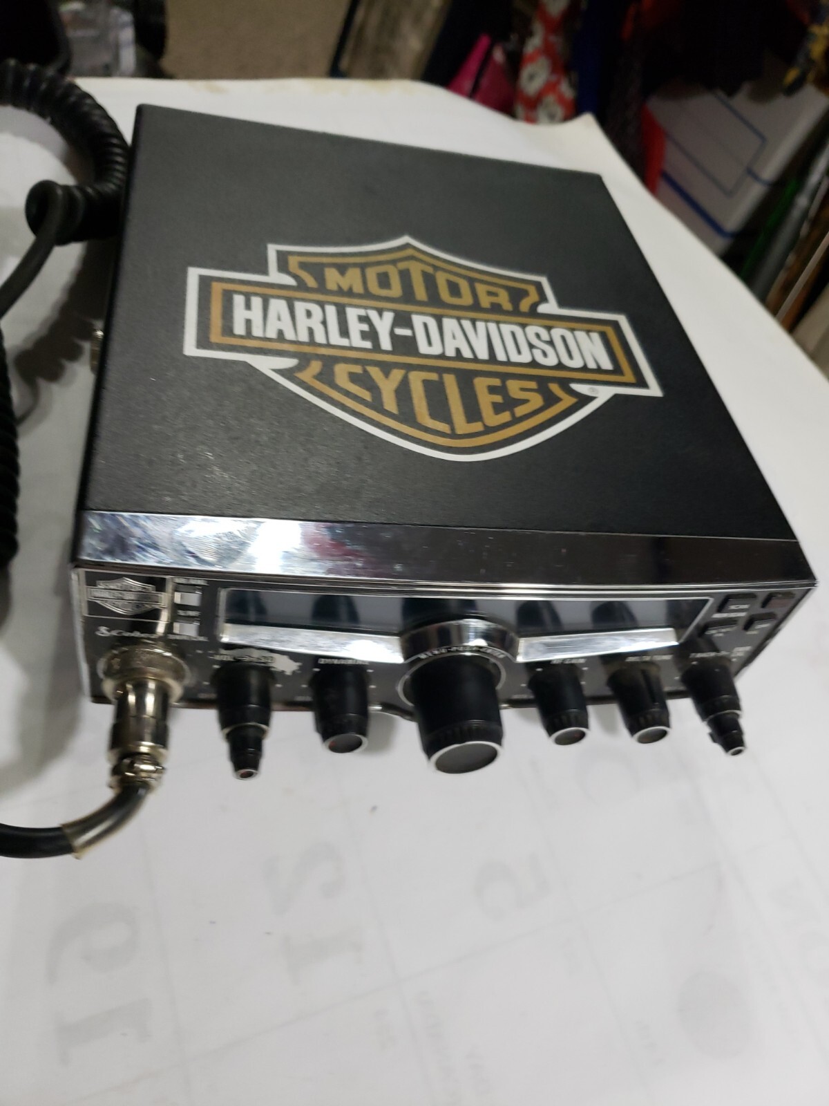 COBRA 29LXHDLE,40 ch. CB radio HarleyDavidson Model W Mic And Mount Untested eBay