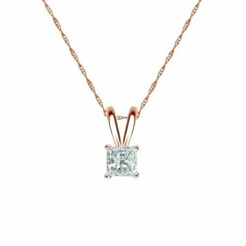 Diamond Solitaire Fine Diamond Necklaces & Pendants