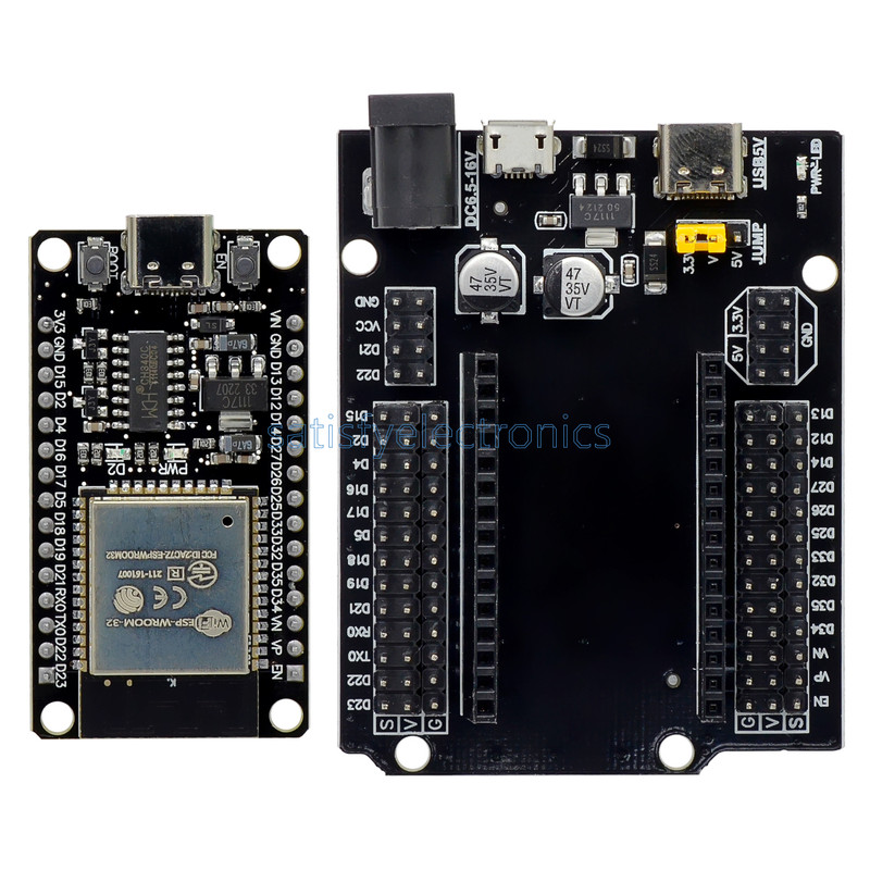 ESP32 CH340C Development Board Wifi+Bluetooth Ultra Low Power Core Type-C