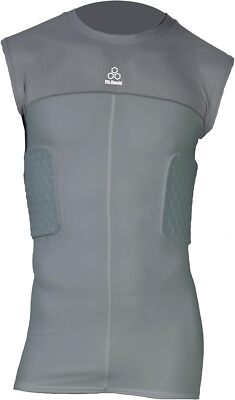 McDavid Football 7910T HexPad 3-Pad Sleeveless Body Shirt Protective Top XL NEW