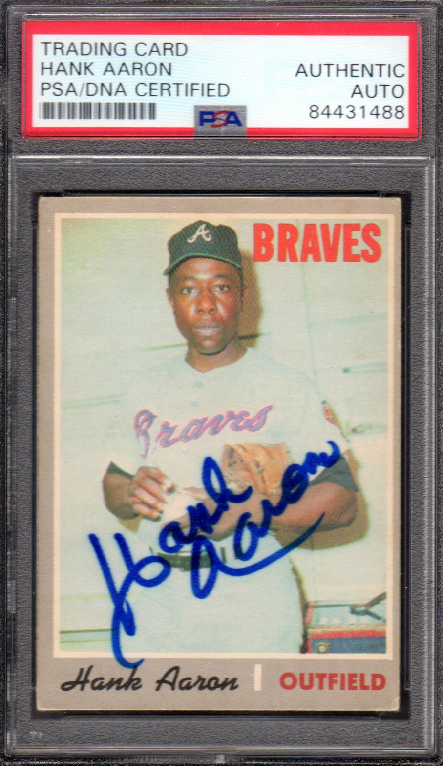 Hank Aaron Autographed Baseball Memorabilia & MLB Merchandise