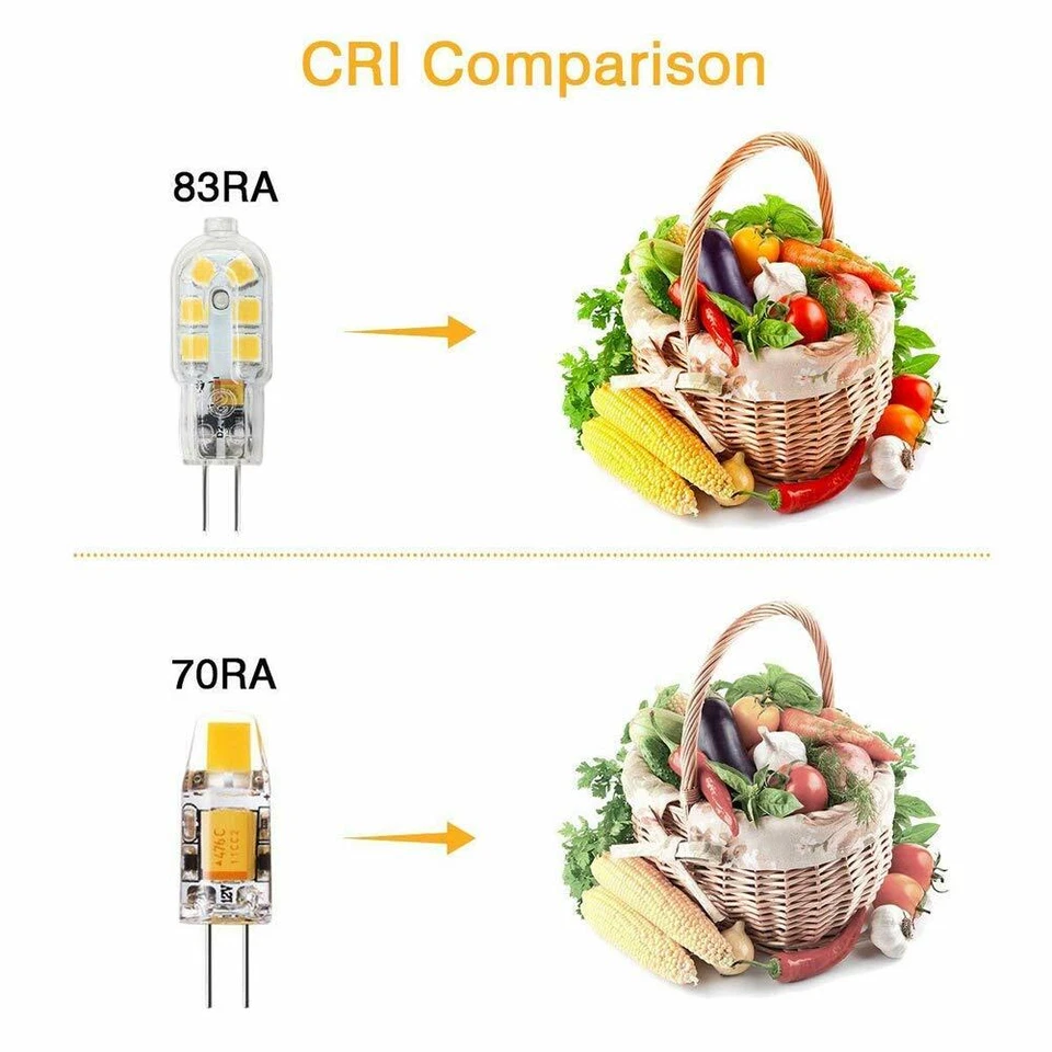 10X G4 LED Bulb Bi-pin Base 20W Halogen Bulb Replacement AC/DC12V Warm White - Image 4 of 4