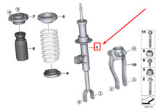 BMW 6 Gran Turismo G32 Stoßdämpfer vorne links 6871995 31316871995 NEU ORIGINAL