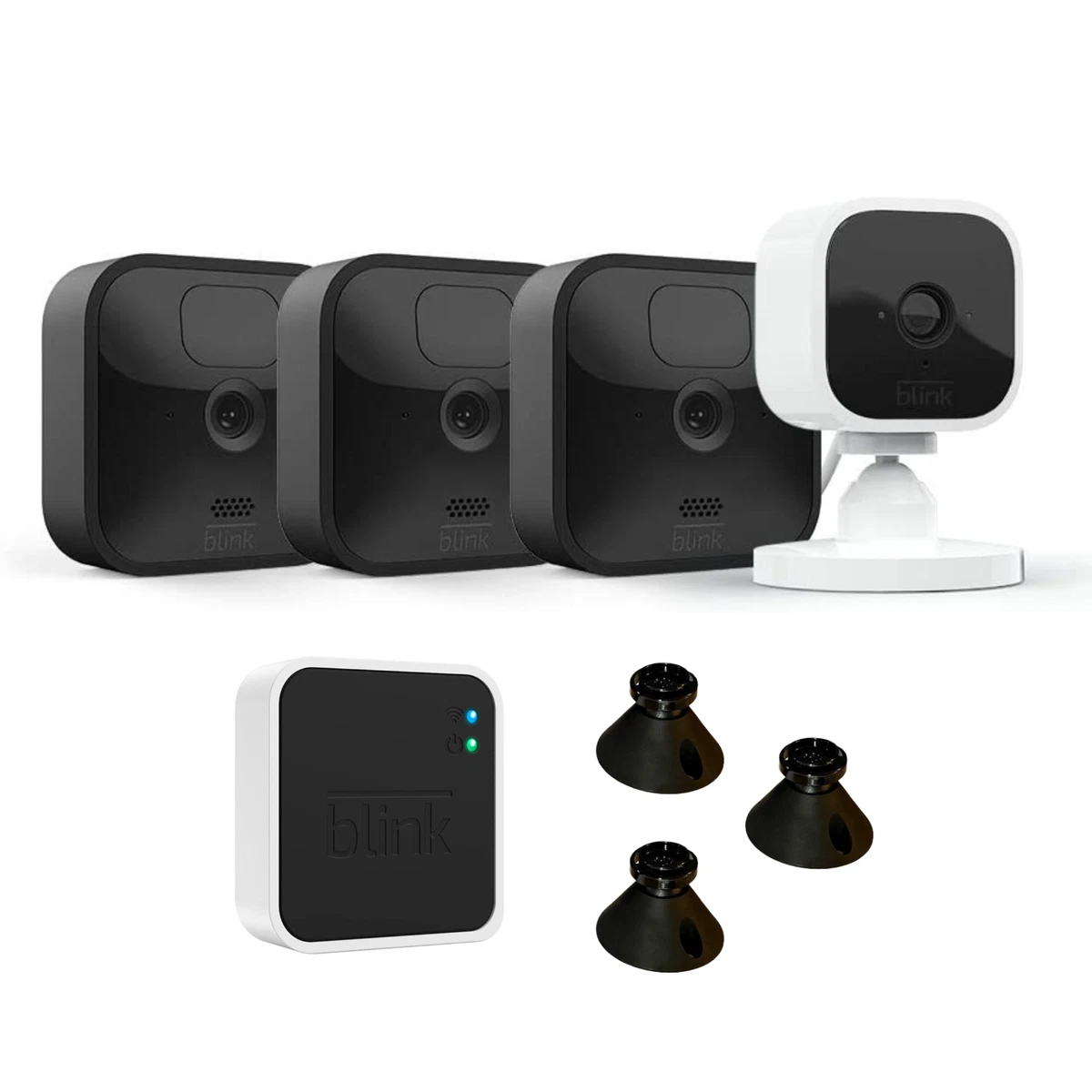 Blink Wireless Outdoor 4 Camera Home Security System Mini Indoor