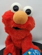 Vintage 90's Applause ELMO Sesame Street 15” Stuffed Plush Lovey Jim Henson