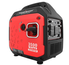 PowerSmart Portable Inverter Generator, 3500W Super Quiet Gas Engine, Eco-Mode