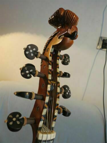 Deluxe Norwegian fiddle 17" viola,8 STRINGS Handanger Concert viola d'Amore - Picture 9 of 11