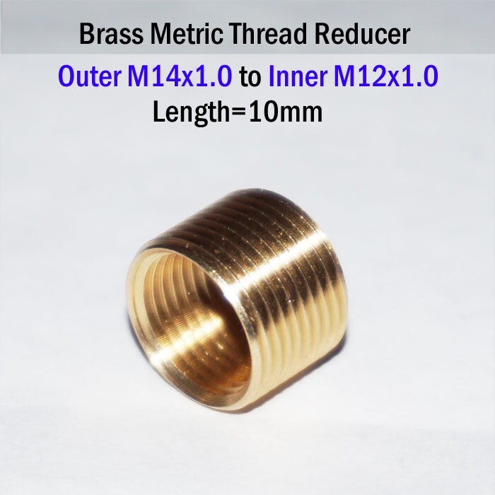 M14 x1.0 x1.25 x1.5 Male M12 x1 x1.25 x1.5 Female Thread Inserts Adapter Reducer