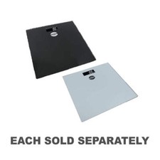 Compass Auto-On Bathroom Scale 180kg Capacity 28cm with Easy-to-Read LCD Display