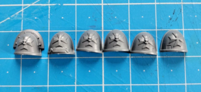 Warhammer 40k Bitz: Black Templars - Primaris Crusader Squad - Head E, 0,75 - Foto 3