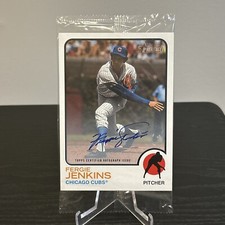 2022 Topps Heritage High Number Fergie Jenkins Oversized Box Topper Auto OB-FJ