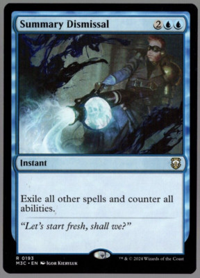 Summary Dismissal 0193 Non Foil Rare Modern Horizons 3 MTG Near Mint