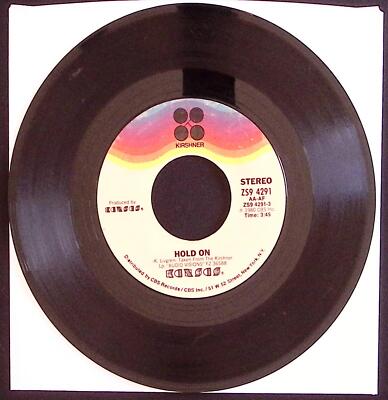 KANSAS/DON'T OPEN YOUR EYES/HOLD ON/KIRSHER RECORD  VG VINYL 45 32-47