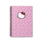 Cute Hello Kitty Spiral Notebook, Journal for Kids, Stationery Gift, School