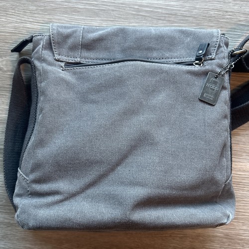 Troop London Canvas Vintage Edition Cross Body Shoulder Bag Laptop Travel School - Picture 10 of 12