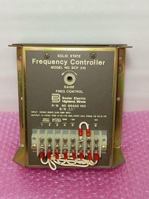 Basler SCP 210 Solid State Frequency Controller 90 95400 110