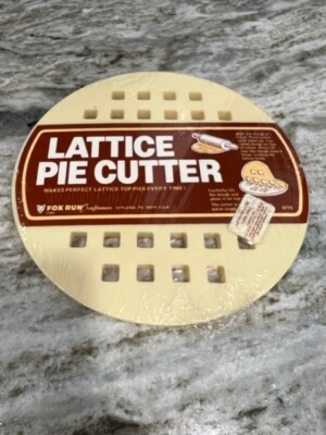Vintage Lattice Pie Cutter Fox Run Craftsmen 4779  NEW In Package