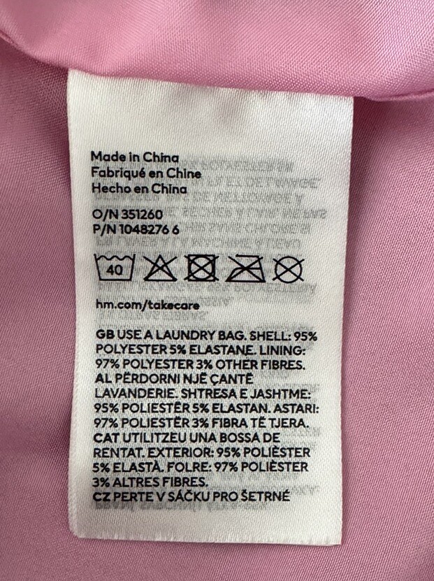 H&M Pink Sequin Little Girls Size 6 Knee High Dress SOLD OUT EVERYWHERE