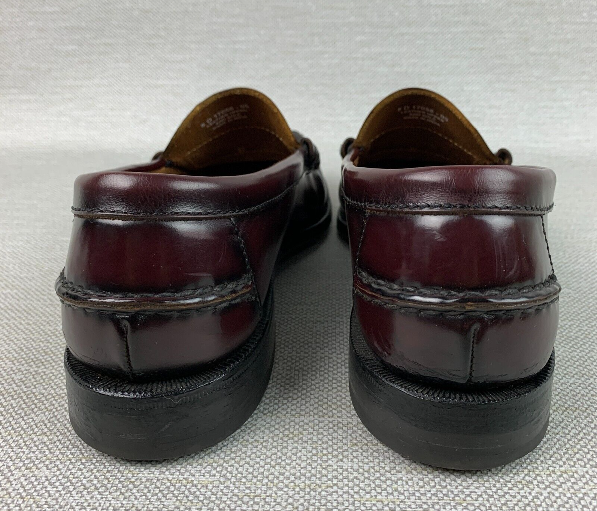 Florsheim Burgundy Leather Penny Loafers | Size 8.5 D NO BOX Florsheim Penny Loafers Burgundy Leather Pinch Round Toe  main image 2