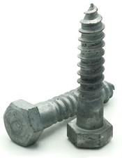 1/2"-6 Hex Lag Screws Hot Dip Galvanized Hex Head Lag Bolts - Select Length