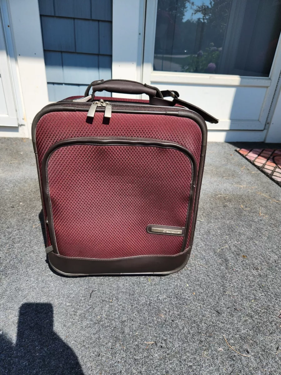 SAMSONITE 17 Carry-on Softside Rolling Red Suitcase | eBay