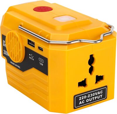 Für Dewalt 18V LXT Akku Portable Power Inverter Portable Power Generator 230V