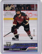 ERIN AMBROSE 2024 24 Upper Deck PWHL Young Guns Rookie #69 EXCLUSIVES # /100 SP