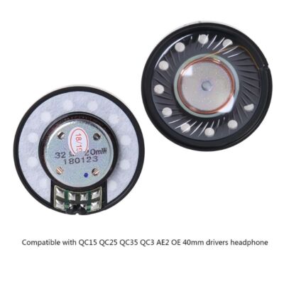 40mm Headphone Speaker Driver for QC25 QC15 QC35 QC2 QC3 AE2 OE2 Studio 2x