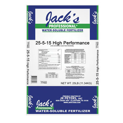 #ad #ad Jack#x27;s Professional 25 5 15 High Performance Water Soluble Fertilizer 25lbs $74.95