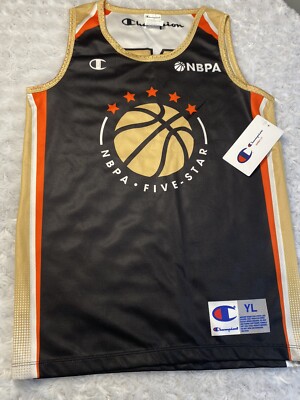 Champion NBPA Jersey # 52 Youth Large Basketball Five Star Reversible Great Gift