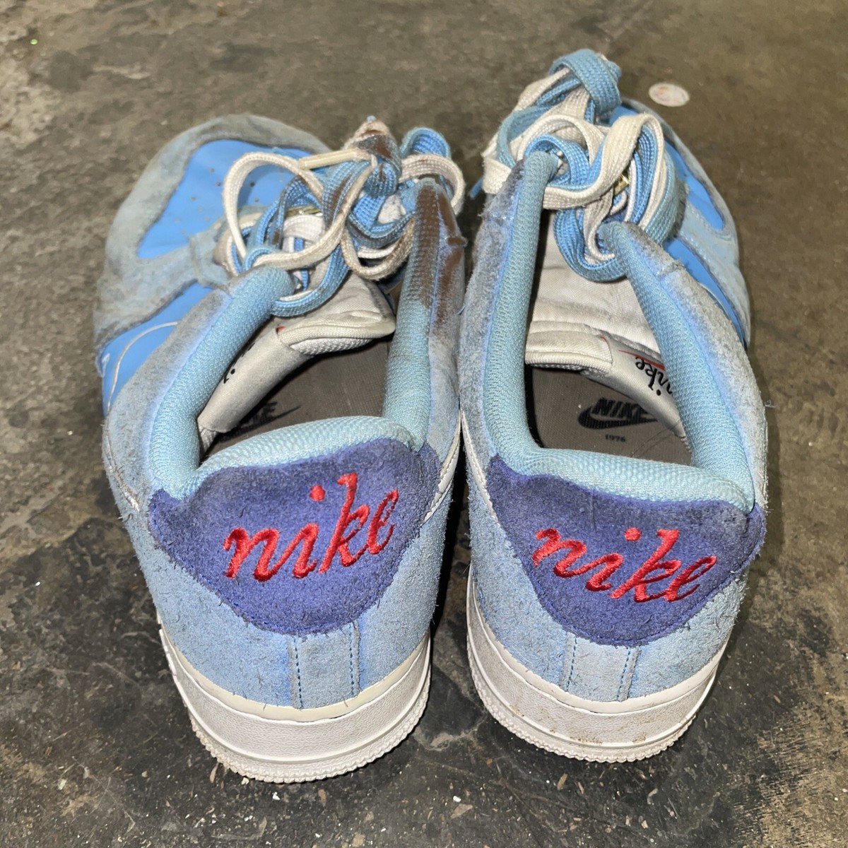 Vintage Nike Air Force 1 ‘07 LV8 University Blue White DB3597-400 Shoes Mens 9.5 Nike Air Force 1  main image 2
