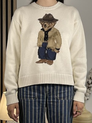 Polo by Ralph Lauren Pullover Polo Bear Cowboy Baumwolle  