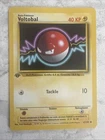 POKÉMON 1st Edition Voltorb (Voltobal) 67/102 NM Near Mint GERMAN Base set