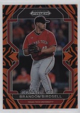 2022 Panini Prizm Draft Picks Tiger Stripes 38/99 Brandon Birdsell #PDP143 ms9