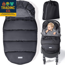 Universal Stroller Footmuff, Winter Baby Stroller Bunting Bag, Warm Polar Fleece