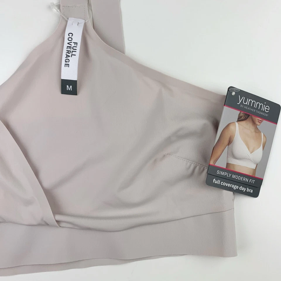 Nuevo Sujetador Yummie por Heather Thomson Rita Cobertura Completa Sobrepelliz Rosa Silencio Talla M Foto 2 de 4