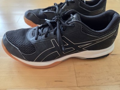 Asics Women's Volleyball Shoes Black & White Size 10.5