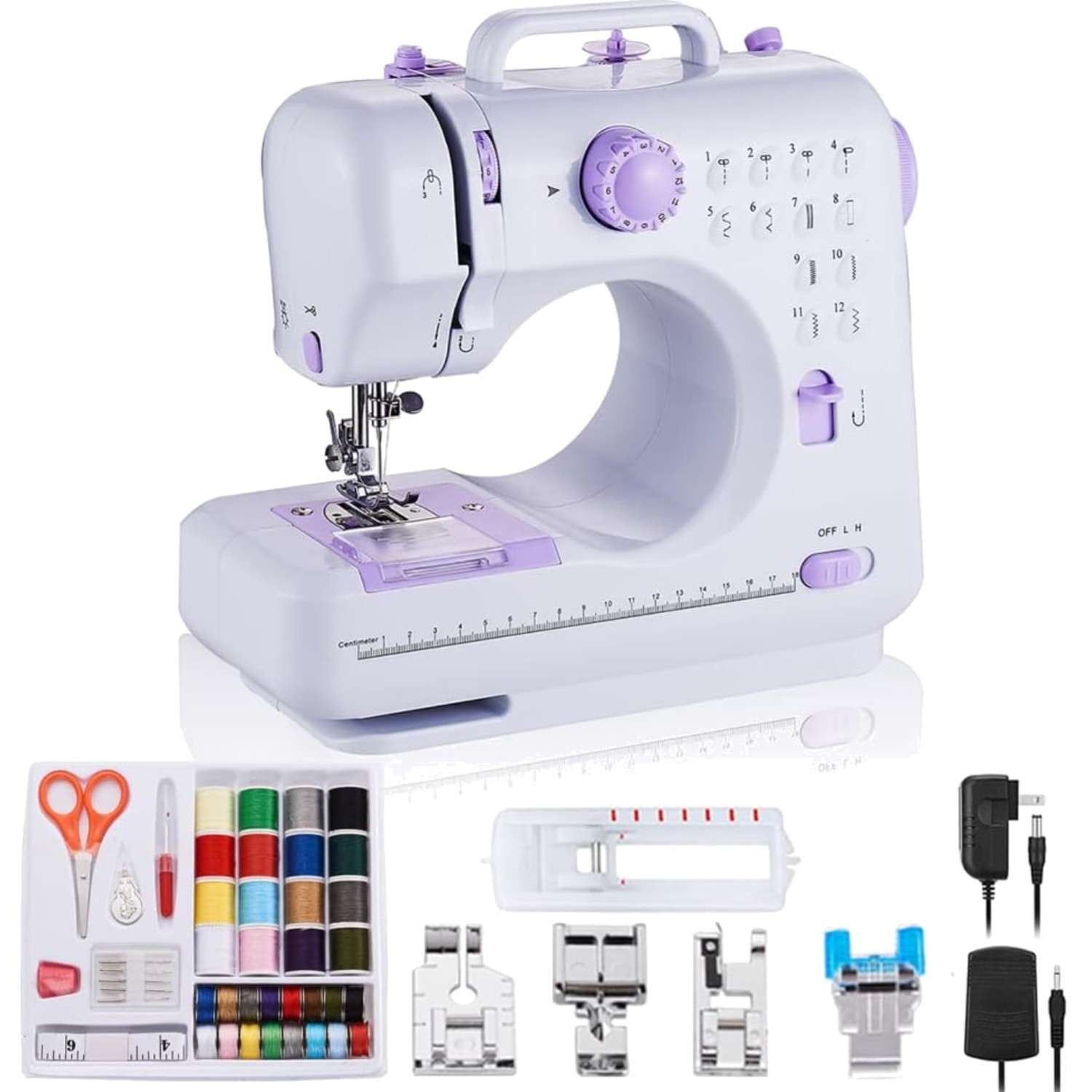 Portable Electric Sewing Machine Mini Compact Household with