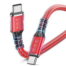 Thunderbolt 4 Cable 6.6FT 240W USB C to C 40Gbps Data Transfer